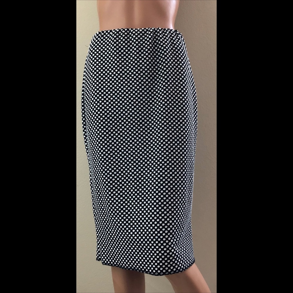 Venus B&W Polka Dot Skirt